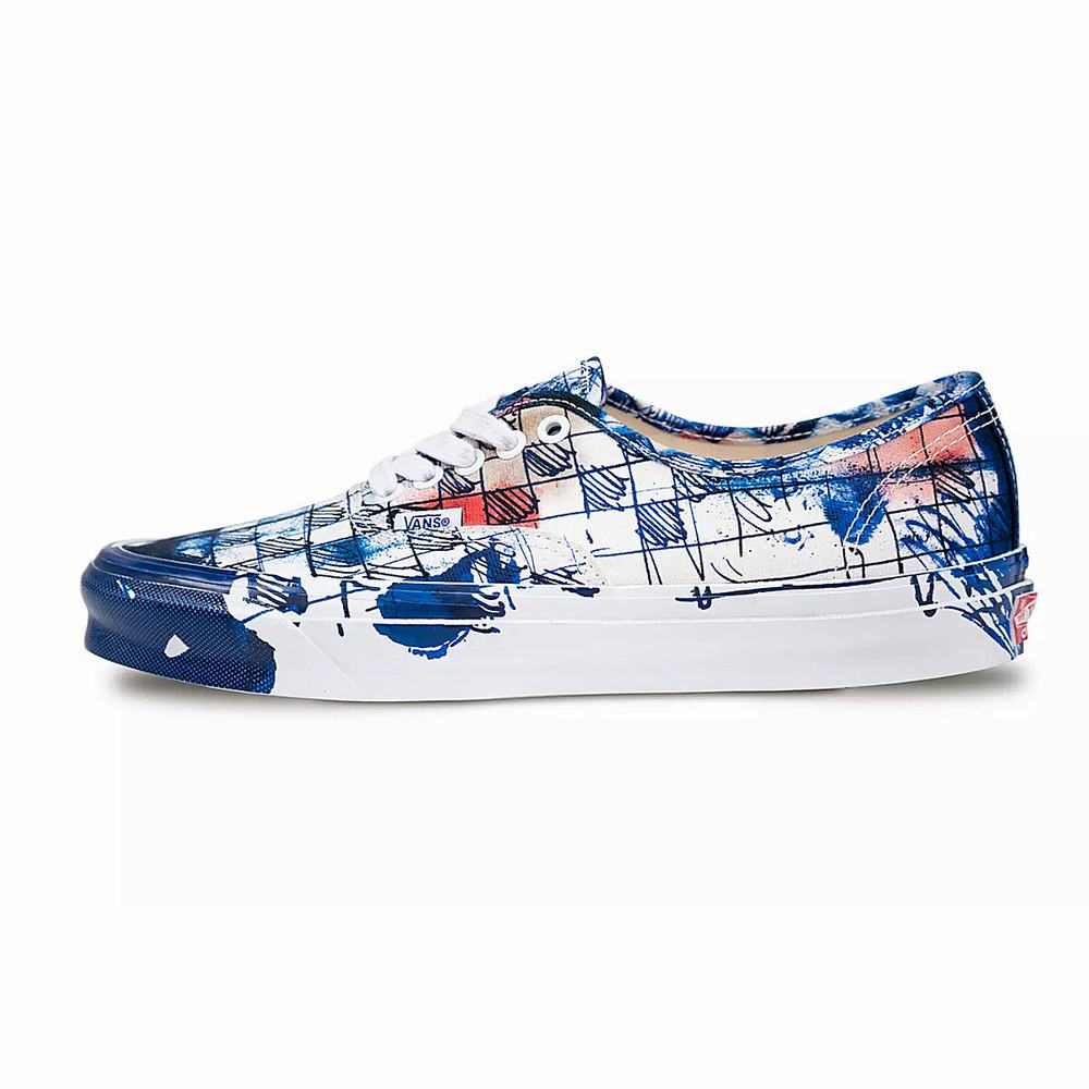 Tenis Vans Vault By Vans x Connor Tingley Authentic LX Mujer Azules/Blancas | CO542798