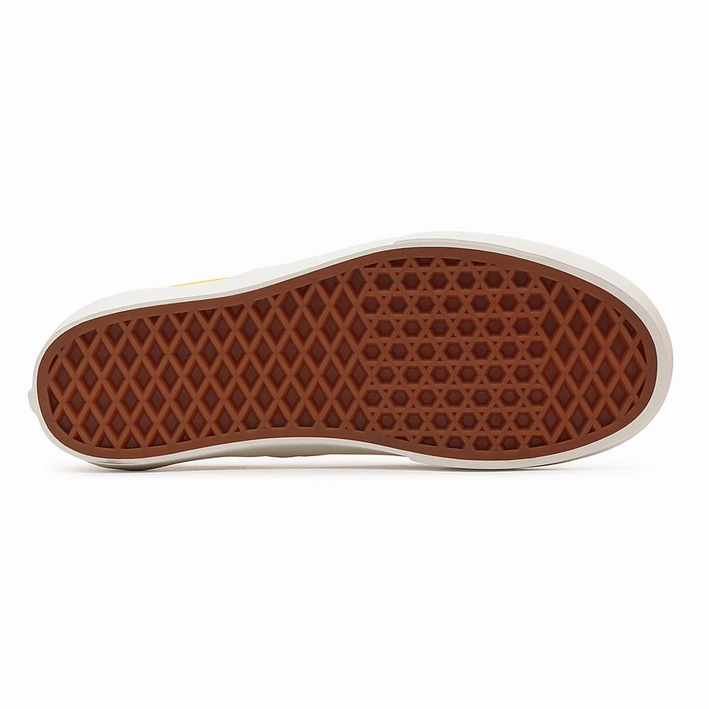 Zapatillas Slip On Vans Twill Classic Slip-On Plataforma Mujer Amarillo | CO295681